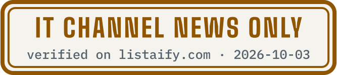 IT channel news only, verified on listaify.com