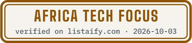 Africa tech focus, verified on listaify.com