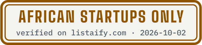 African startups only, verified on listaify.com